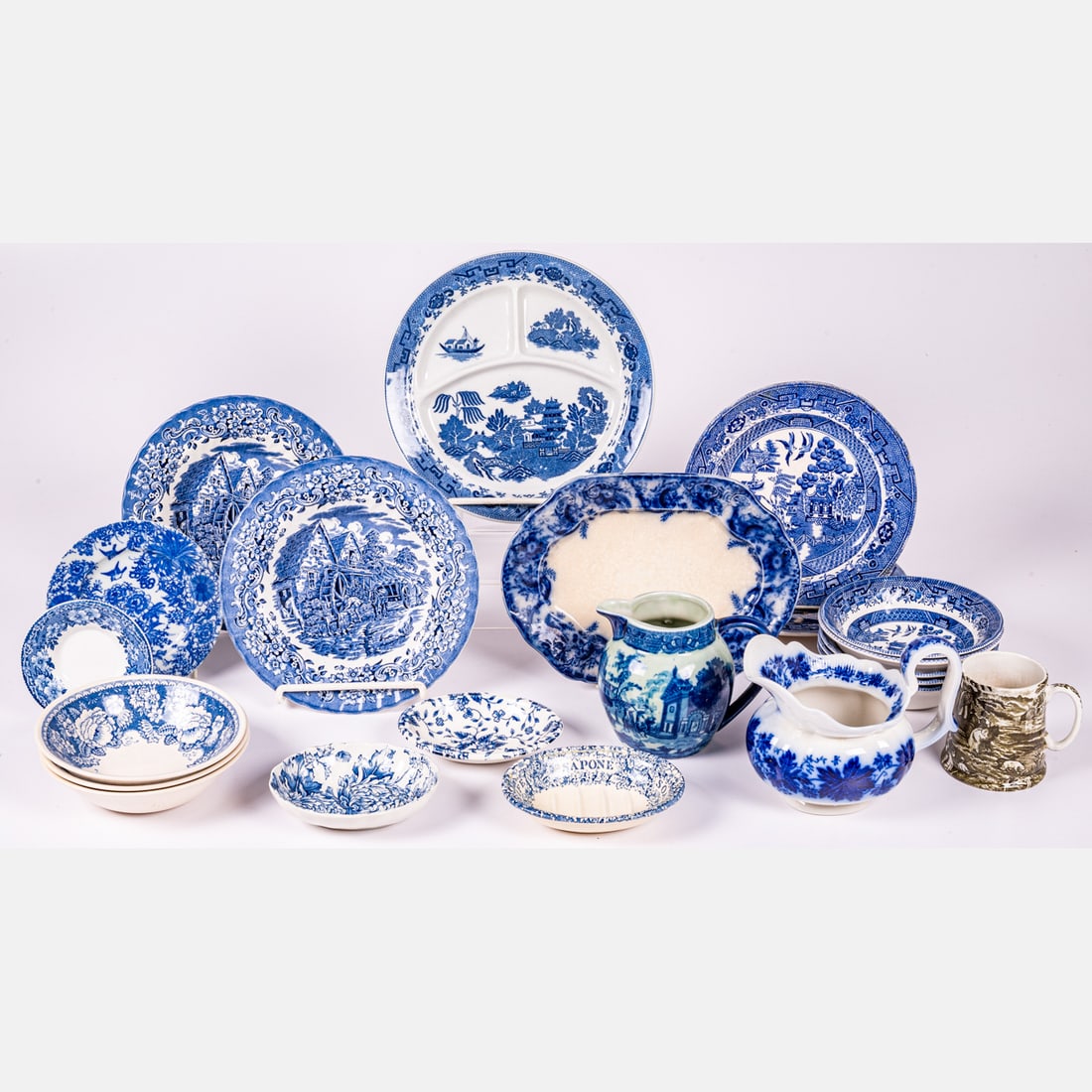 Blue and White Transferware (1 of 7)