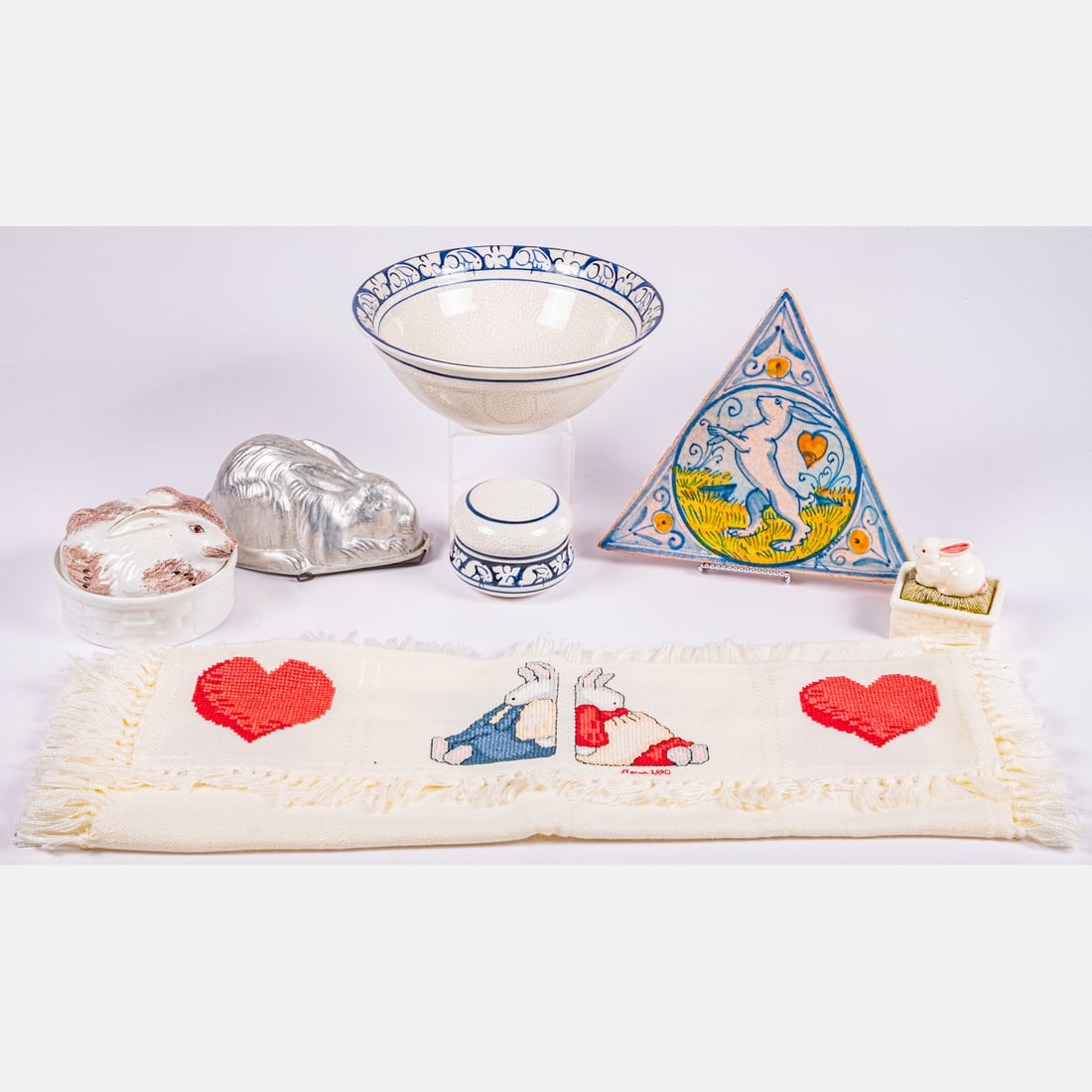 Rabbit Themed Ceramic Decorative and Serving Items (1 of 4)