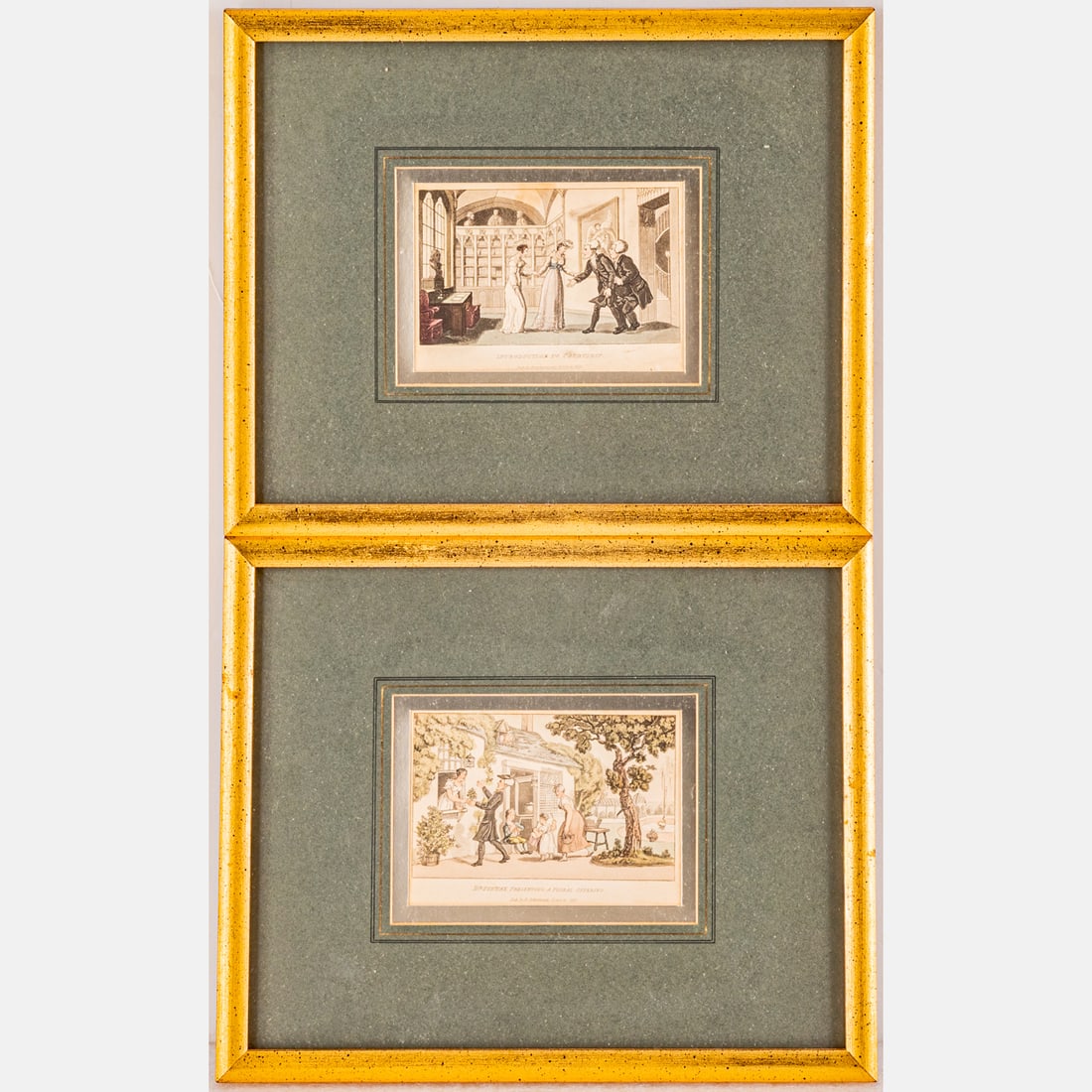 Two Antique Hand Colored Dr Syntax Lithographs (1 of 4)