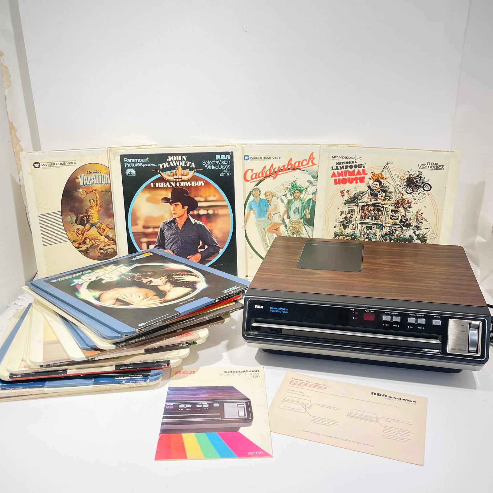 RCA Selecta Vision video Disc Player, Model: SGT 100 W (1 of 6)