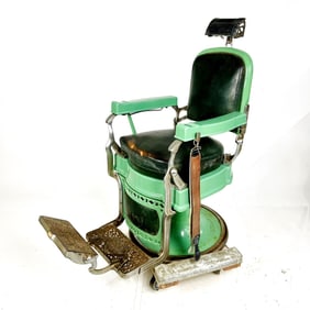 Vintage Reclining Barber Chair
