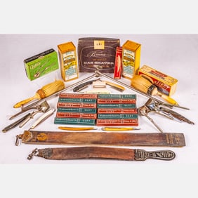 Collection Of Barbershop Items