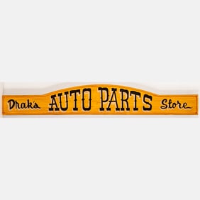 Drak’s Auto Parts Store Sign