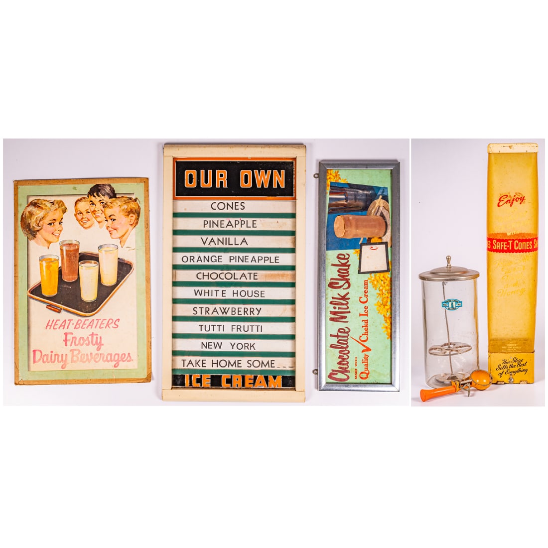 Six Ice Cream Parlor Themed Articles (1 of 8)