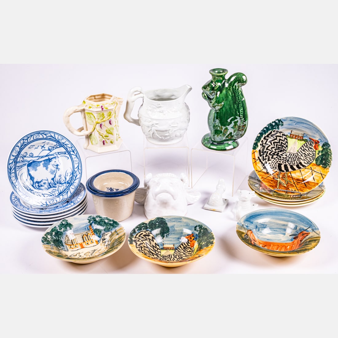 Ceramic Animal Themed Serving and Decorative Items (1 of 10)
