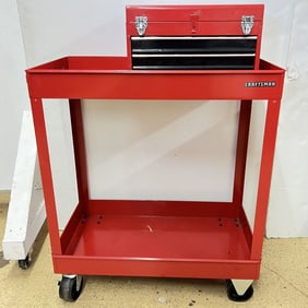 Craftsman Rolling Utility Cart and Toolbox