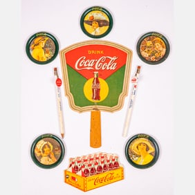 Soda Themed Advertising Cards And Signs