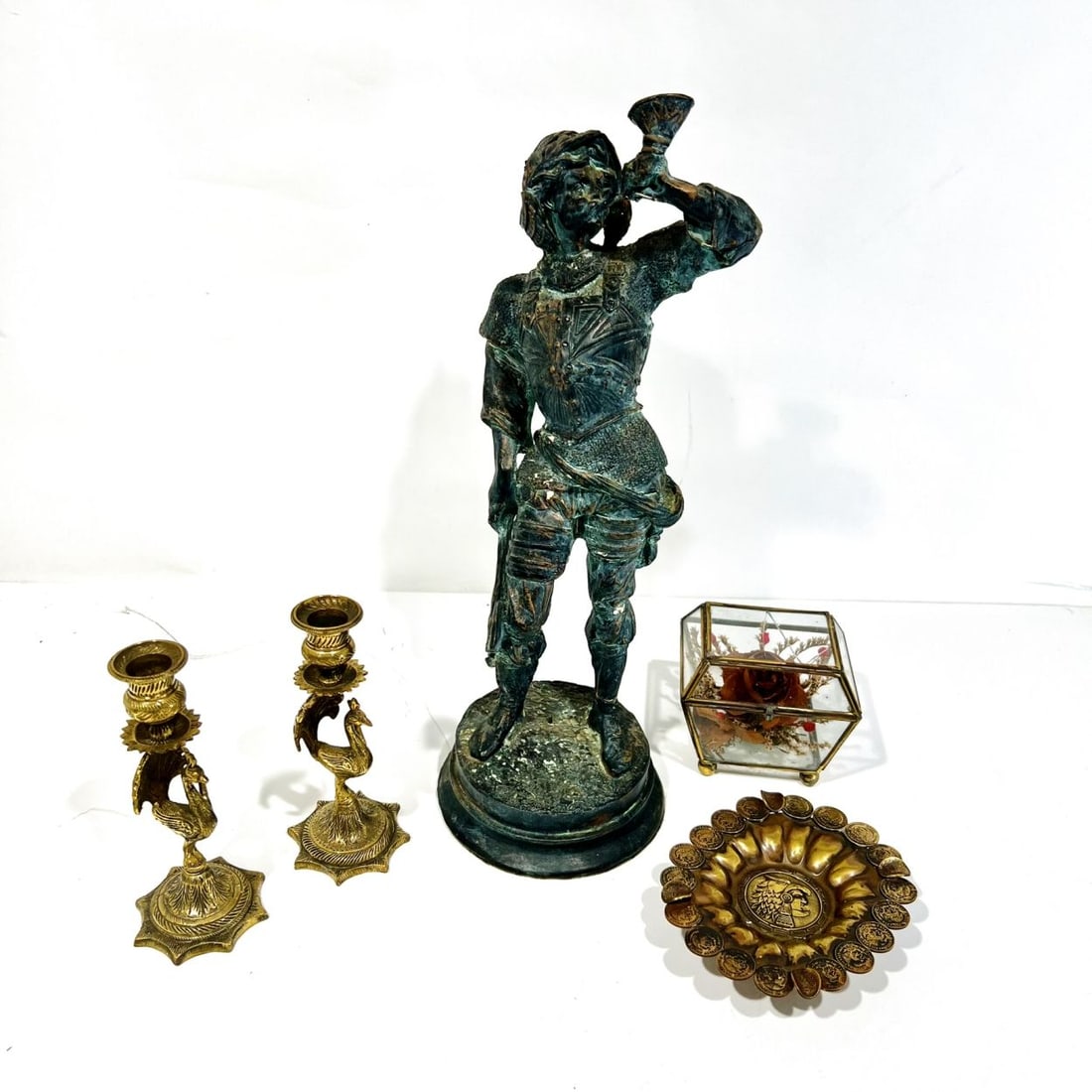 Brass and Composite Decorative Items (1 of 6)