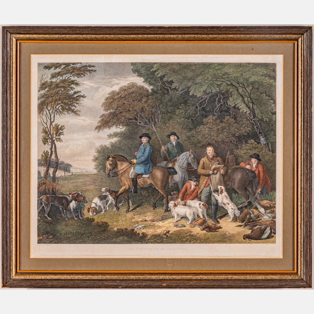 Framed Engraving by Francesco Bartolozzi (1 of 4)