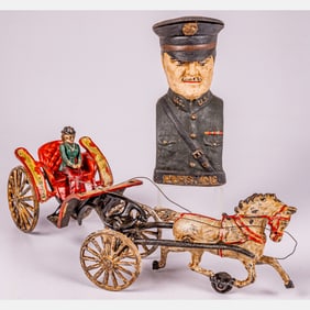 Four Cast Iron Toys