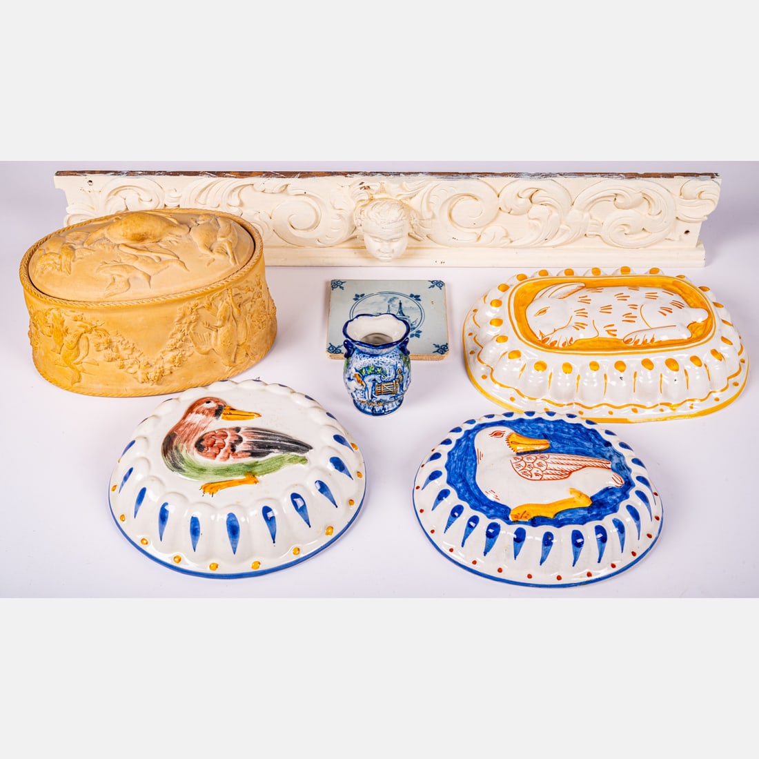 Three Ceramic Baking Molds (1 of 6)