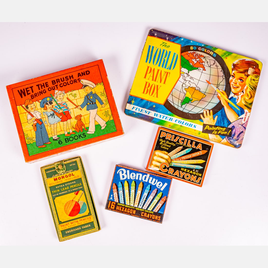 Children's Vintage Art Supplies (1 of 7)