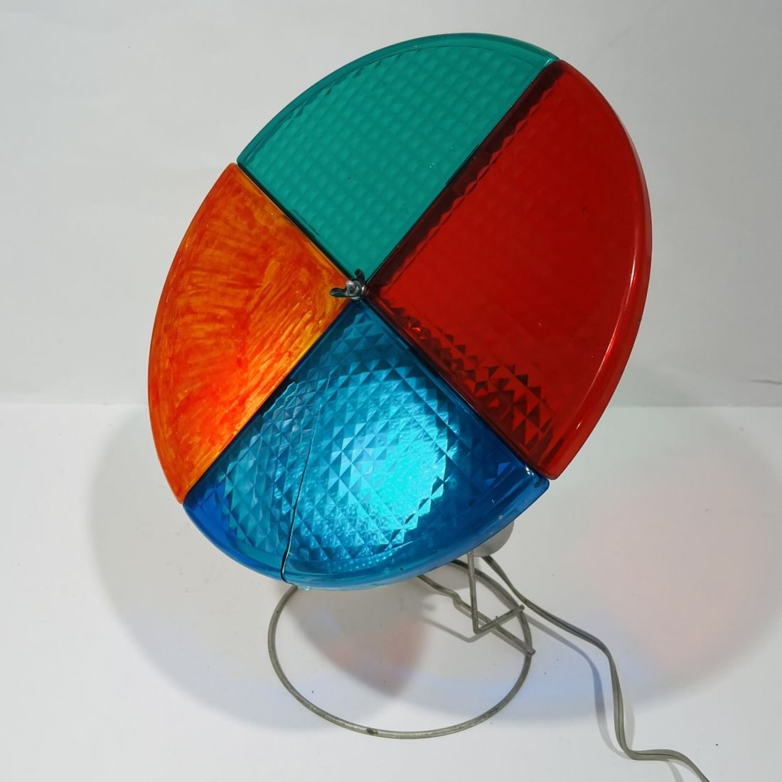 Vintage Multicolored Rotating Light for Aluminum Christmas Tree (1 of 5)