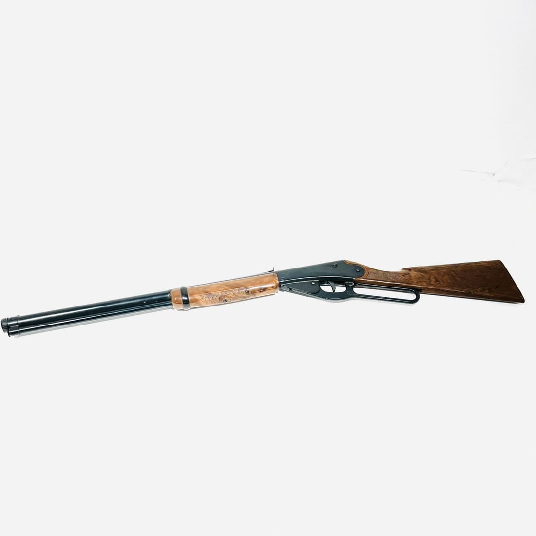 Collectible Daisy Model 111 BB Gun: A Collectible Daisy Model 111 Western Toy Replica BB Gun, Mid 20th Century, Inscribed Model No. III Daisy Mfg. Co. Reg No. M222149 ROGERS, Ark. USA. Pat. NO 2,758,586 L: 43 in. From a private NE Ohio