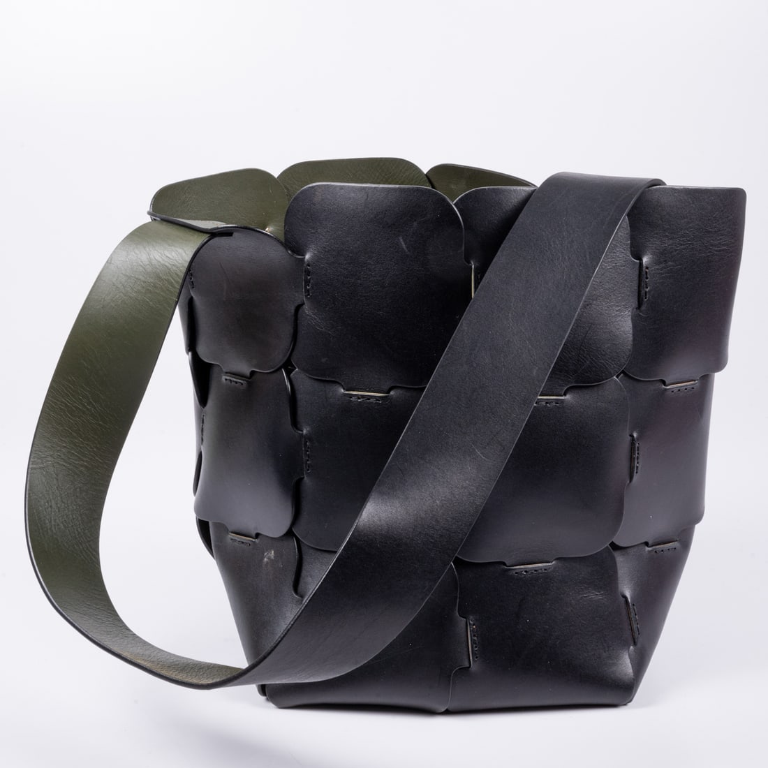 Paco Rabanne Woven Leather Bag (1 of 6)