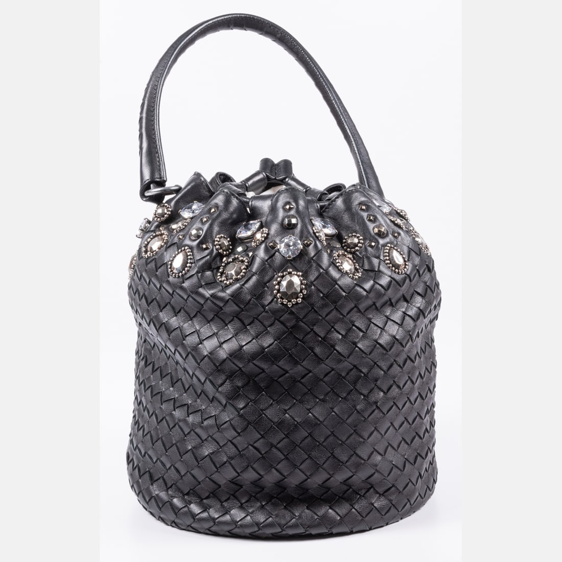 Bottega Veneta Woven Leather Bucket Bag (1 of 8)
