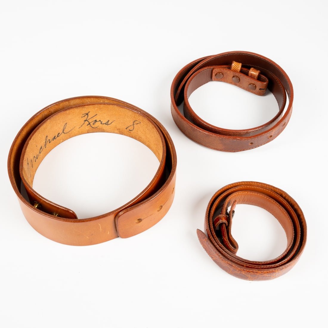 Three Ladies Designer Leather Belts (1 of 9)