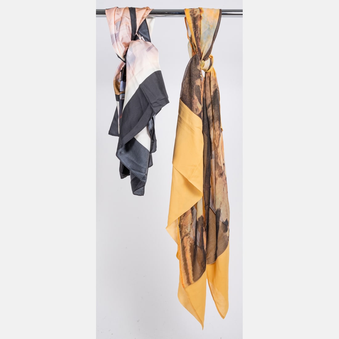 Two Pictoral Silk Scarves (1 of 6)