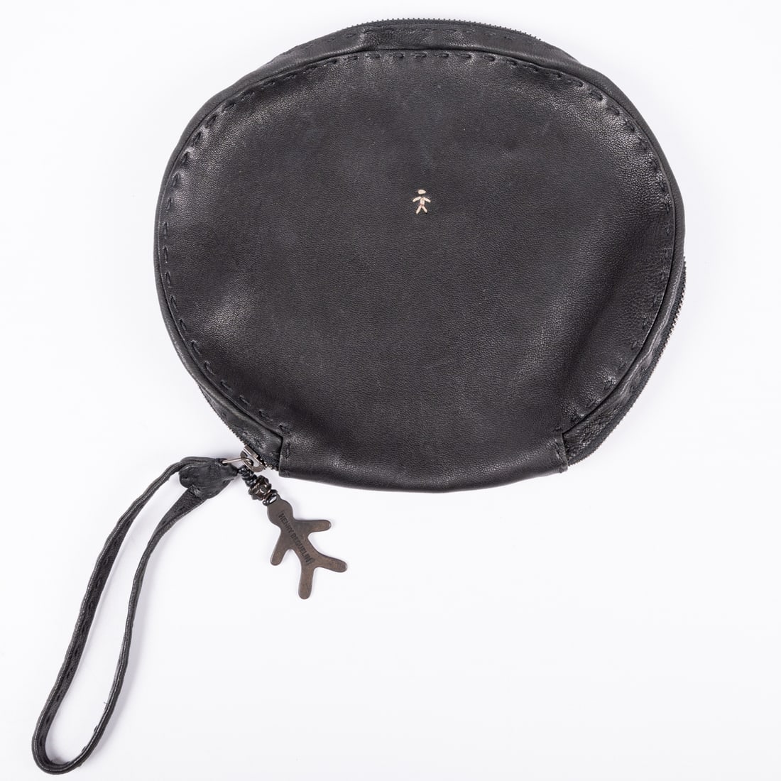 Henry Beguelin Round Leather Clutch (1 of 7)