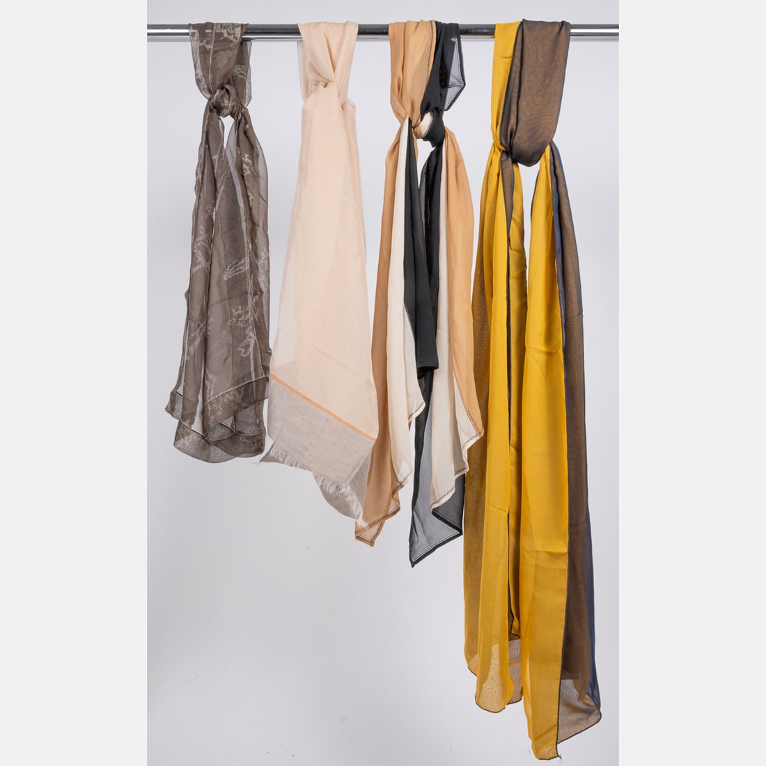 Four Silk Chiffon Scarves (1 of 5)