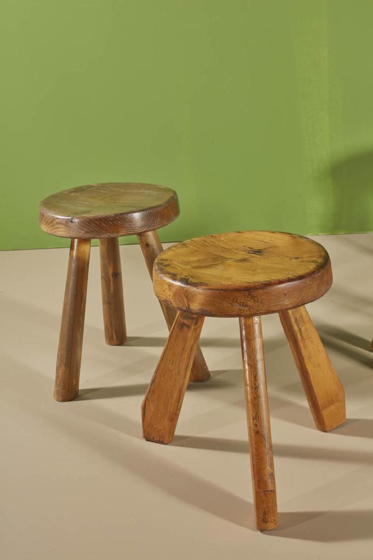 Charlotte Perriand (1903-1999) Les Arcs Tabouret (1 of 1)