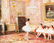 JULES-RENÉ HERVÉ (1887-1981) Le foyer de la danse signé