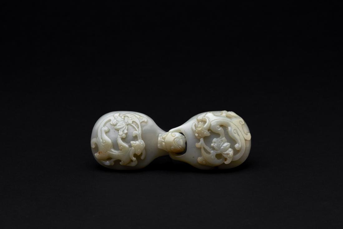 Boucle de ceinture en jade couleur céladon, Chine L. 12 (1 of 1)