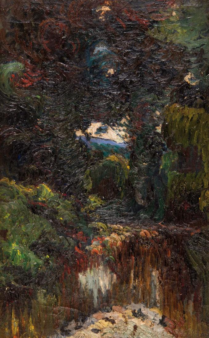 Louis Mathieu VERDILHAN (1875-1928): Louis Mathieu VERDILHAN (1875-1928) Le parc de Versailles Huile sur toile Signée 61 x 39 cm