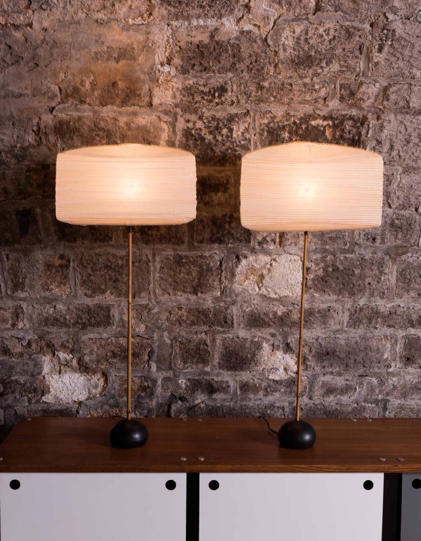 ISAMU NOGUCHI (1904-1988) Paire de lampes Papier de (1 of 1)