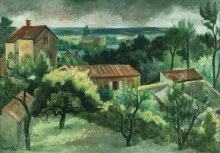 YVES ALIX (1890-1969) Paysage de Provence signe? “Yves: YVES ALIX (1890-1969) Paysage de Provence signe? “Yves Alix” (en bas a? gauche) huile sur toile 50 x 73 cm. Signed lower left; oil on canvas; 19.3/4 x 28.3/4 in. PROVENANCE Collection