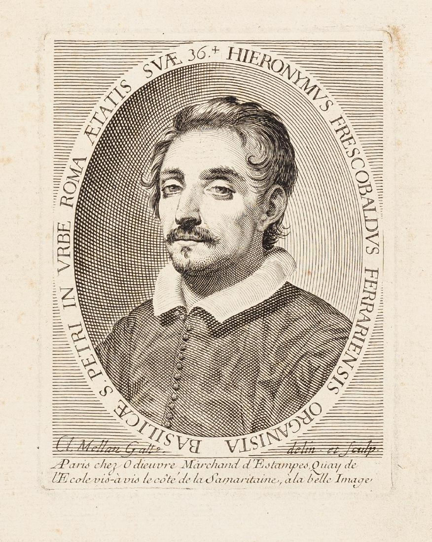 Claude Mellan (1598-1688). Un lot de portraits : Armand: Claude Mellan (1598-1688). Un lot de portraits : Armand de Bourbon, prince de Conti ; Le Père Ch. Faure ; G. Frescobaldi ; F. de la Motte le Vayer ; N. C. F. de Peiresc ; Anna Maria Vaiani ; Le P