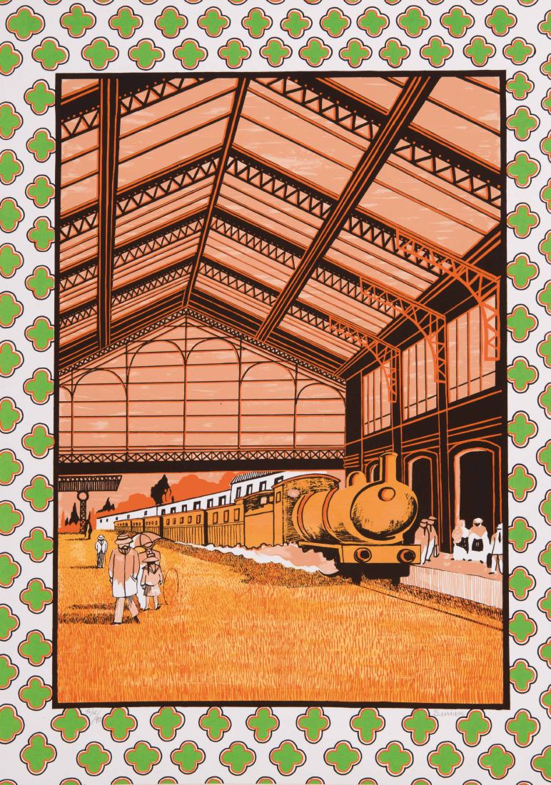 Jean-Jacques SURIAN (FRA/1942) La Gare St Charles (1 of 2)