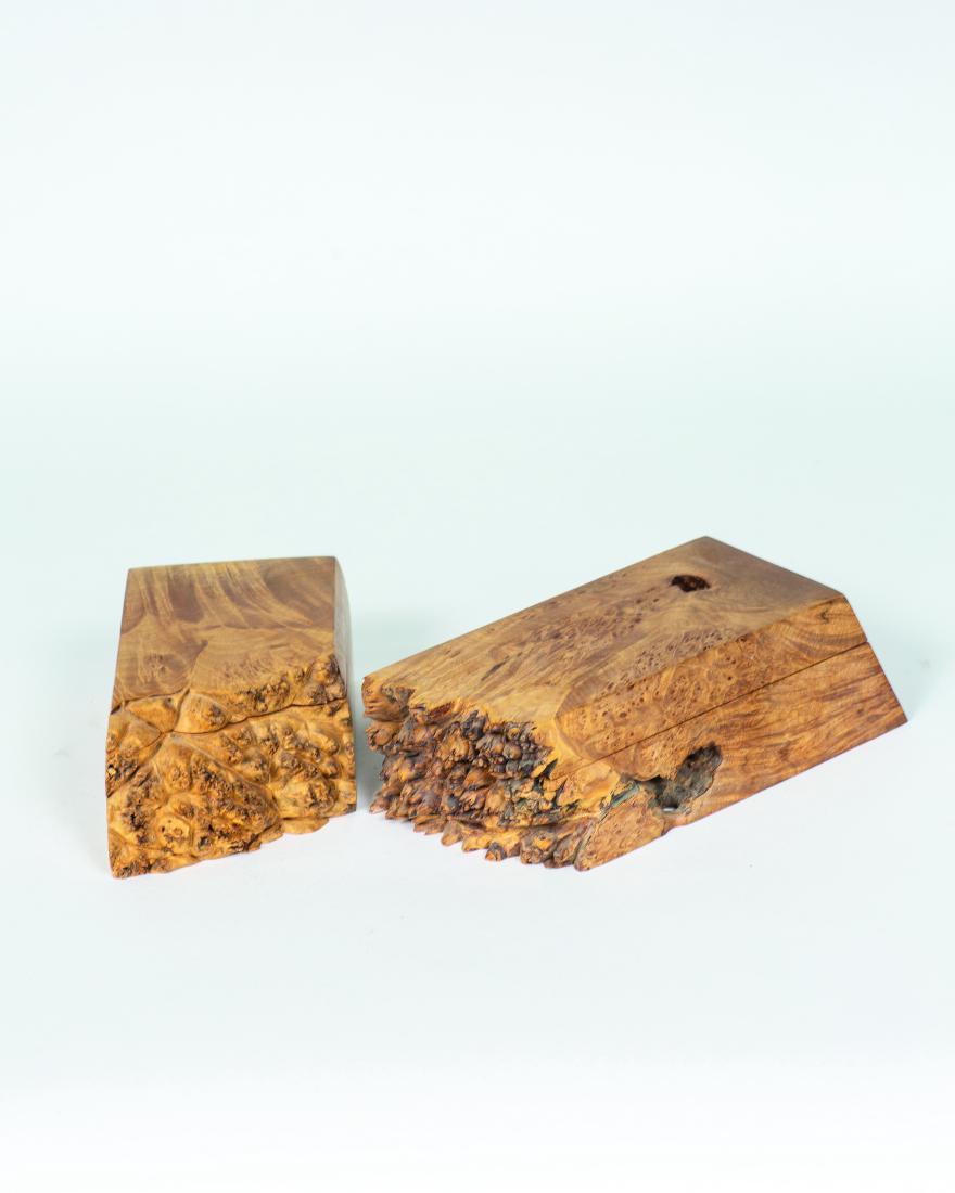 MICHAEL ELKAN ( 1942-2014): Boite Studio Box by American Craftsman Michael Elkan Date de création : vers 2000 Bois H 8 L 23 P 12 cm