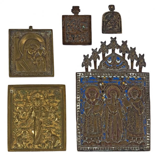 Le Christ Pantocrator de Smolansk. Bronze, Russie,