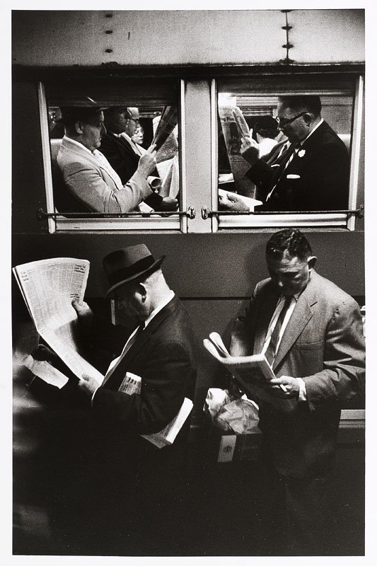 "LOUIS STETTNER (Né en 1922)Métro à New York, c.