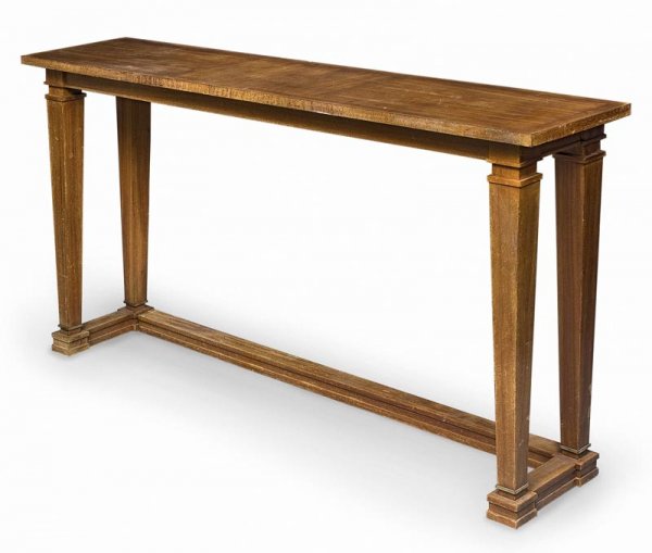 "Jacques ADNET (1900-1984)Console à plateau rect