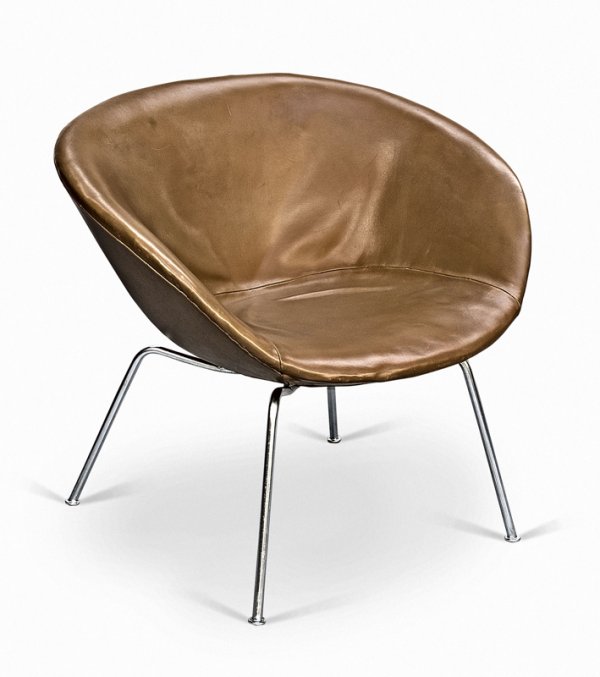 "Arne JACOBSEN (1902-1971)Fauteuil modèle Pot ch