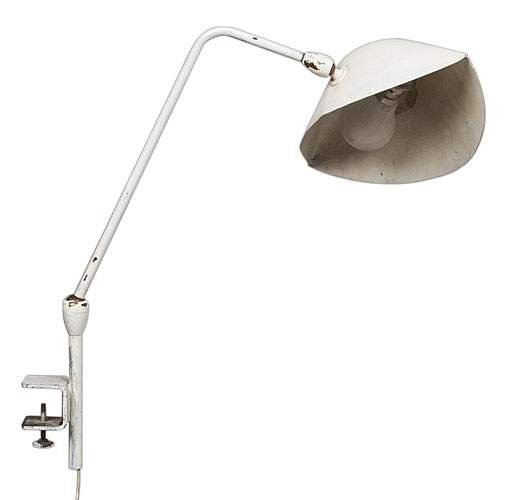 "Serge MOUILLE (1922-1988)Lampe agrafée à deux r