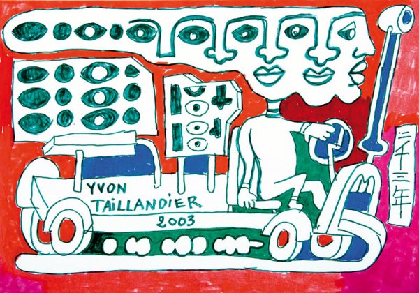 "Yvon TAILLANDIER (né en 1926)Sans titre, 2003.F