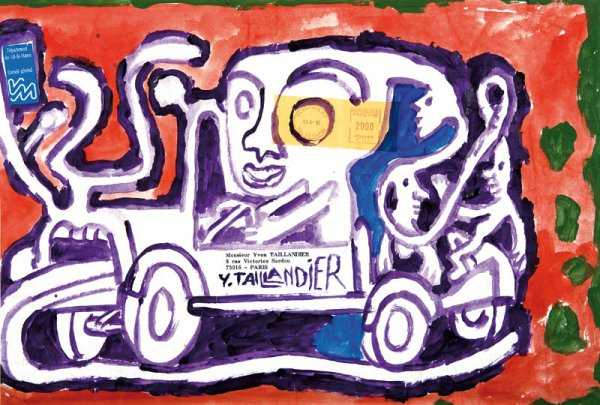 "Yvon TAILLANDIER (né en 1926)Sans titre, 1992.F