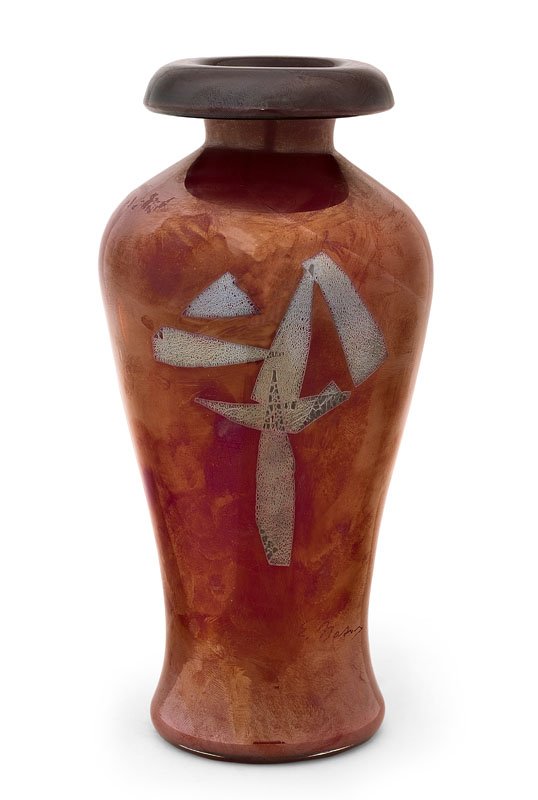 "Ermanno NAZON (né en 1928)Vase chinois, Années 