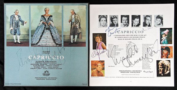 S T R A U S S / C A P R I C I O - ( A n g e l R e: S T R A U S S / C A P R I C I O - ( A n g e l R e c o r d s ) Coffret de 3 disques 33T, couv. signée par E. Schwarstkopf , livret signé par : E. Schwarstkopf , C. Ludwig. GIUSSEPPE DI STEFANO / SERA
