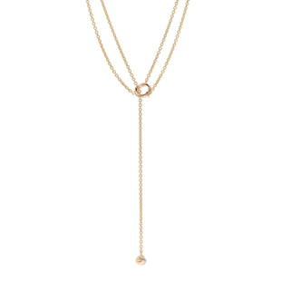 CARTIER Baby Trinity Necklace: 18K Pink, Yellow, White Gold. Size: Pendant 2.8 cm and Chain 37.5 cm