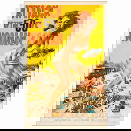 ATTACK OF THE 50 FOOT WOMAN - One-Sheet (27" X 40"); Fine+ on Linen
