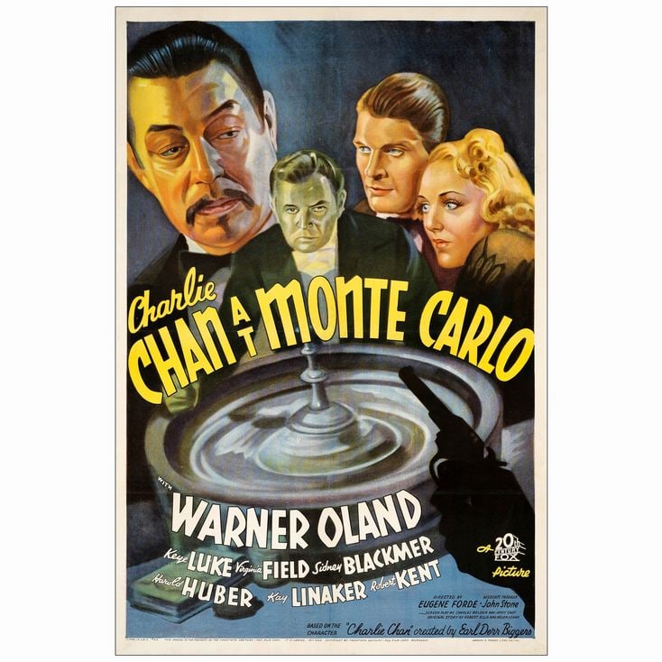 CHARLIE CHAN AT MONTE CARLO - One-Sheet (27" x 41"); Very Fine- on Linen (1 of 1)