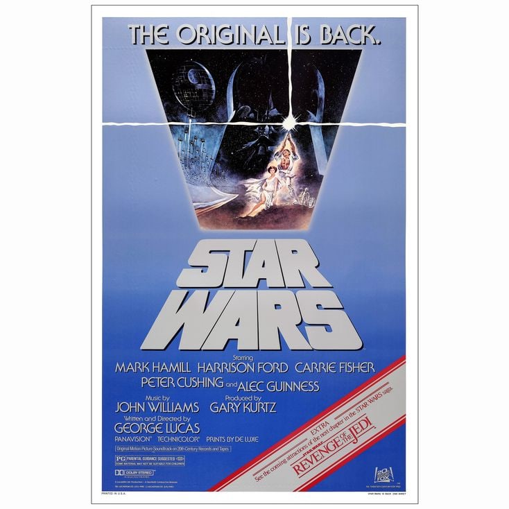 Star Wars Movie Poster 1977 1 Sheet (27x41)