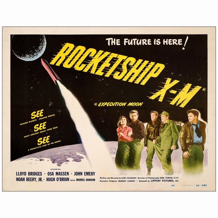 ROCKETSHIP X-M - Half Sheet (22" x 28.5"); Fine+ on Paper (1 of 1)