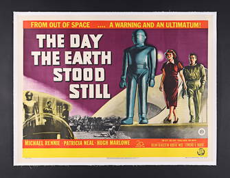 THE DAY THE EARTH STOOD STILL (1951) - UK Quad - Linen Backed, 1951