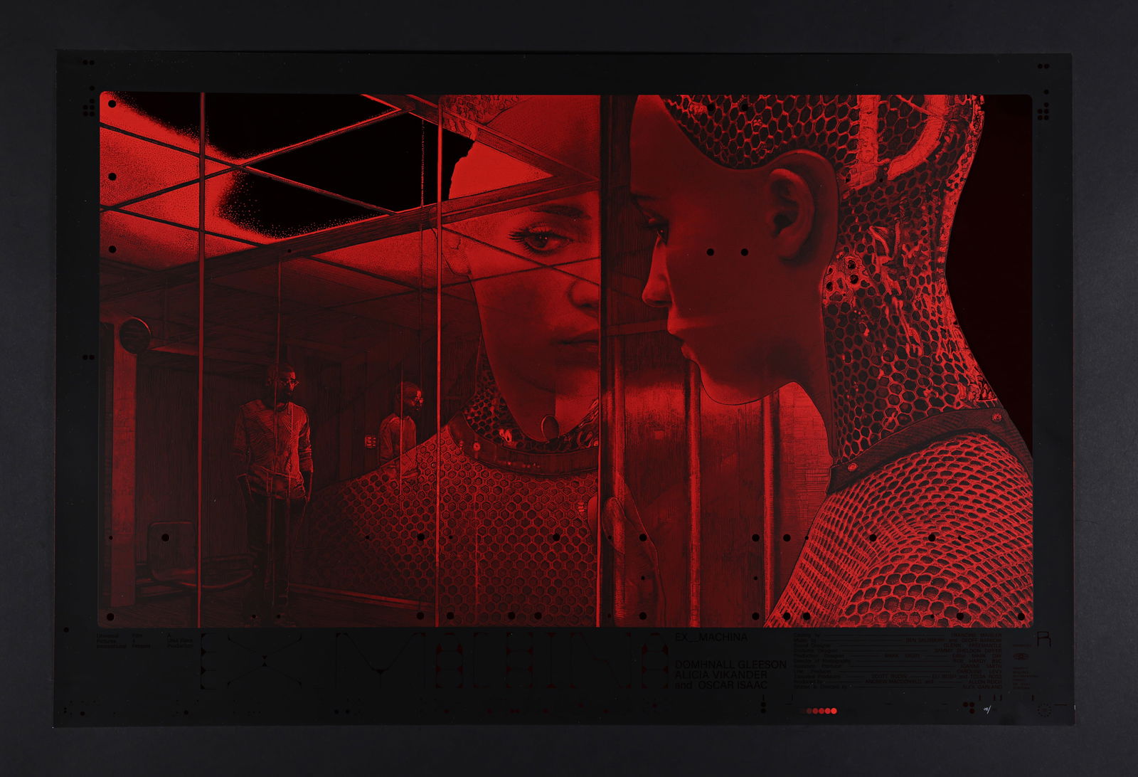EX MACHINA (2014) - Hand-Numbered Limited Edition Red Foil Variant Print by Krzysztof Domaradzki, (1 of 1)