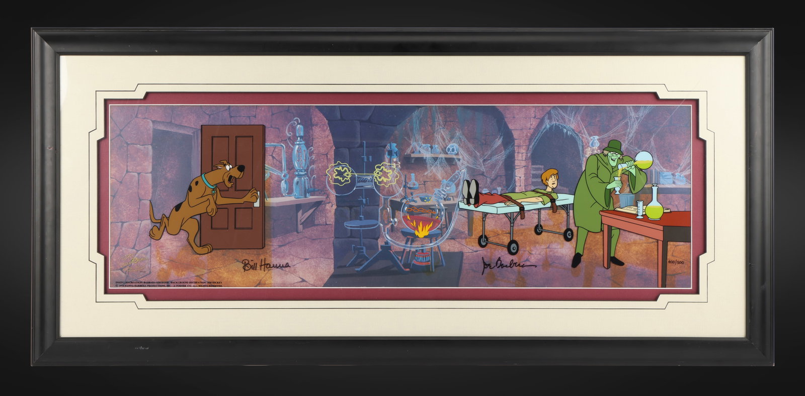 SCOOBY DOO, WHERE ARE YOU! (T.V. SERIES, 1969-1970) - Framed Limited Edition "Nowhere to Hyde" (1 of 1)